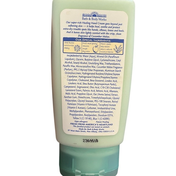Vintage Bath & Body Works Cucumber Melon Healing Hand Cream HTF Discontinued - Picture 2 of 4